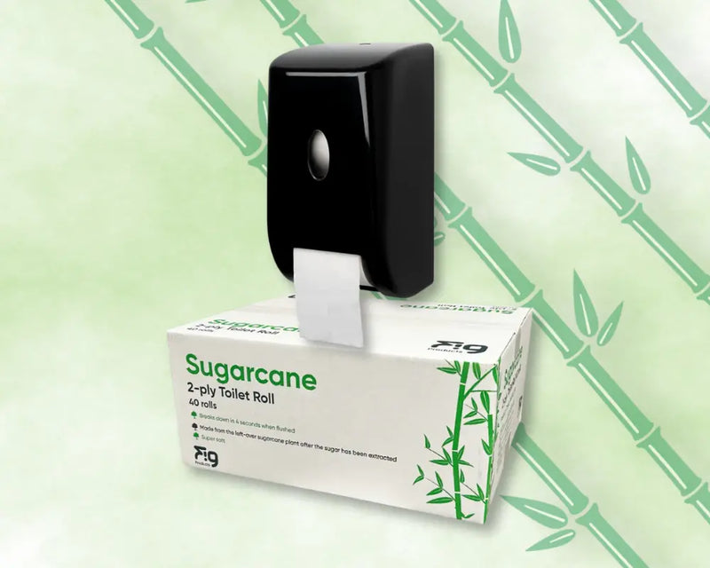 FIG Sugarcane Toilet Roll Bundle + Free Dispenser
