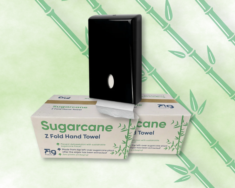 FIG Sugarcane Hand Towel Bundle + Free Dispenser