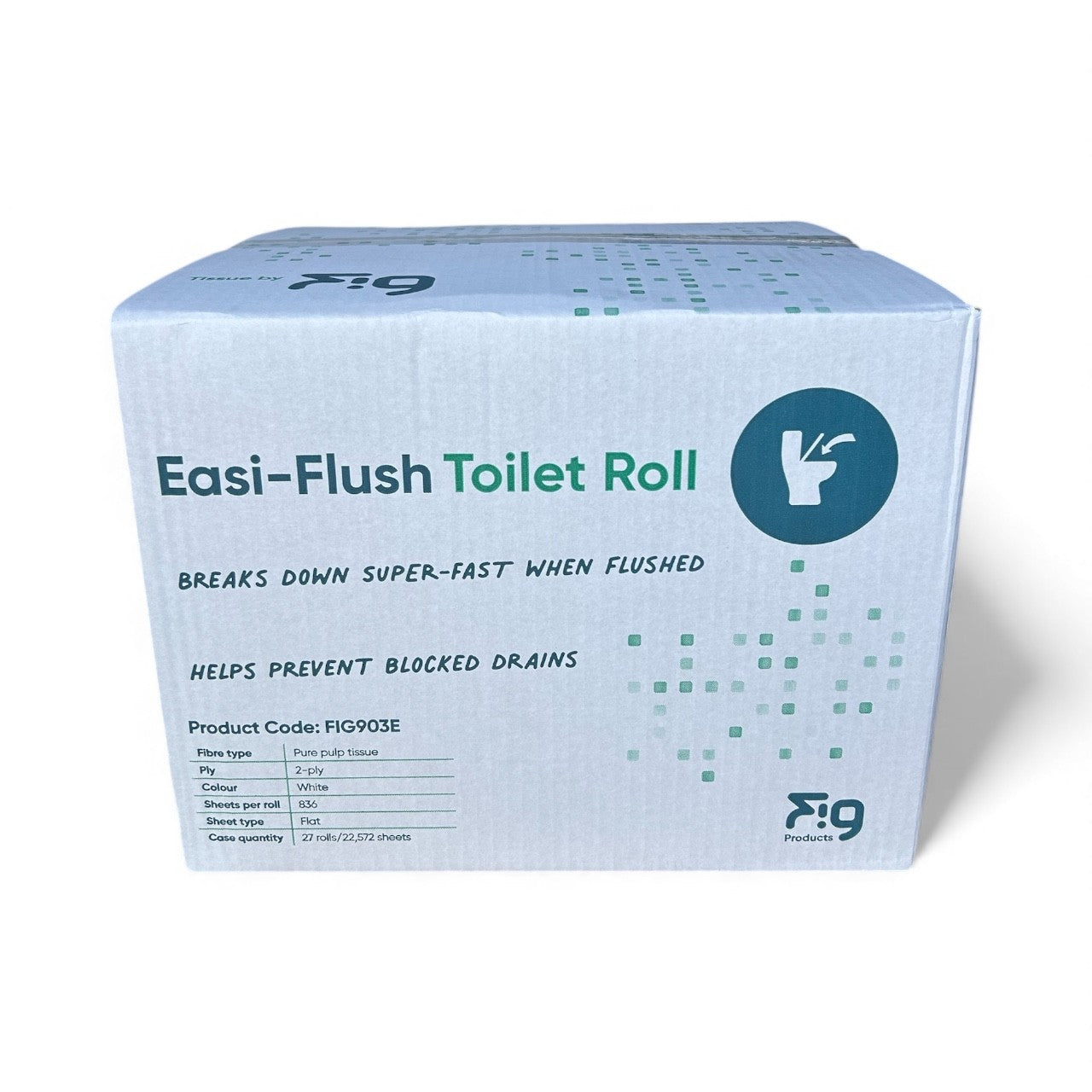 Easi-flush pure pulp Toilet Roll