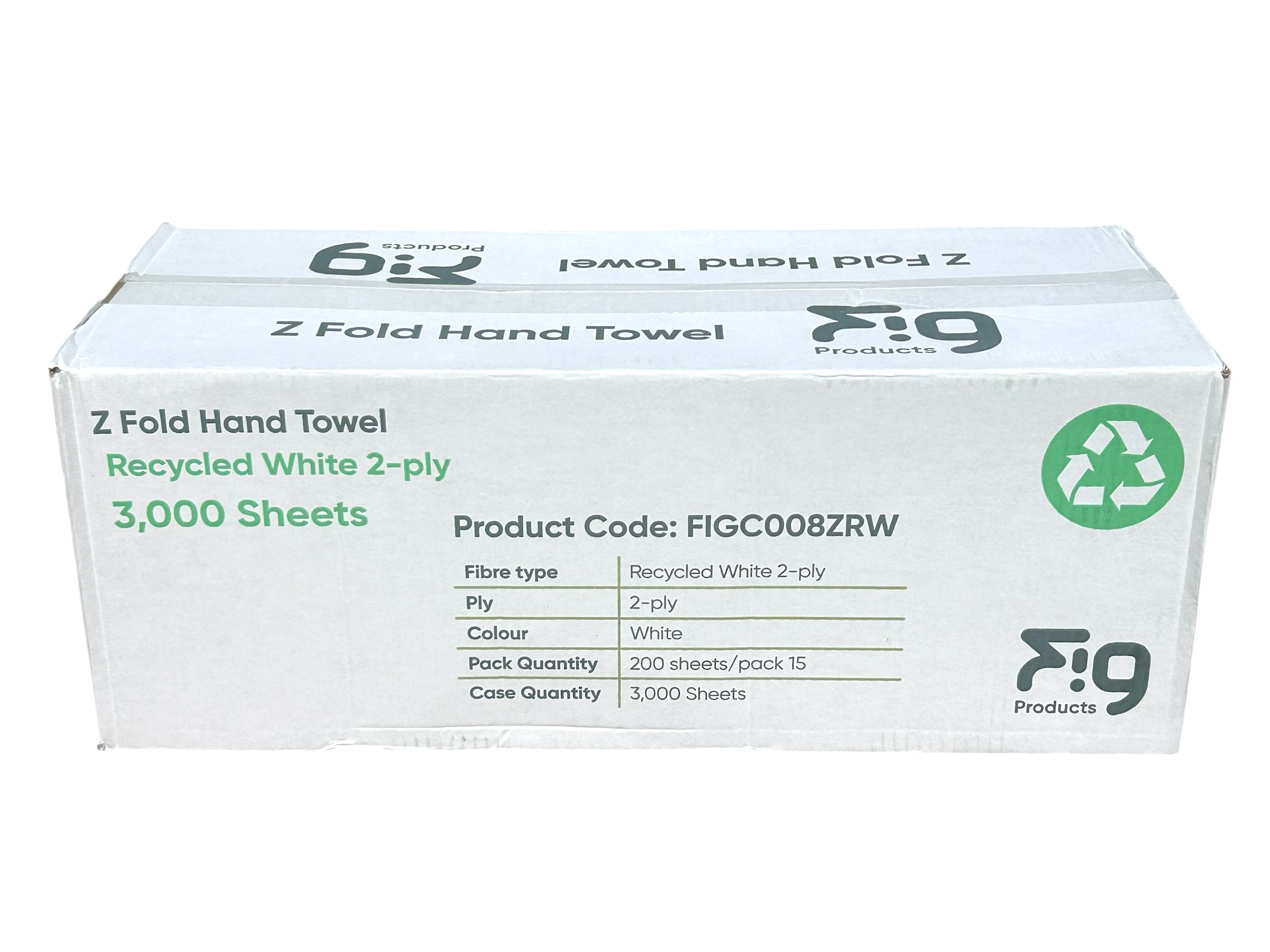 Recycled Z-Fold  Hand Towels 2-ply