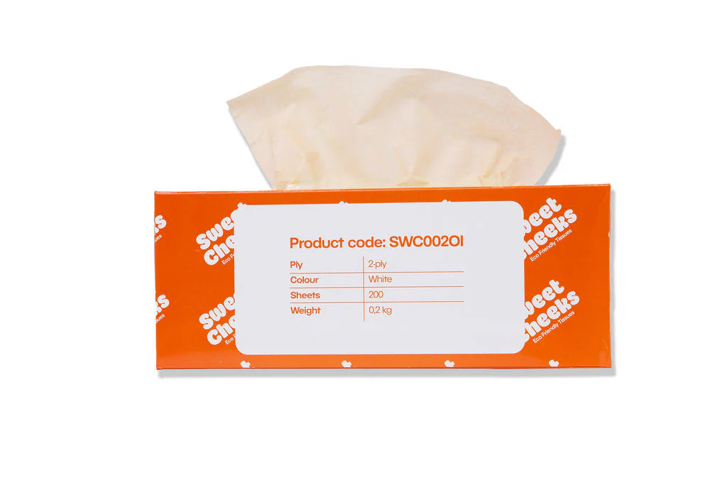 Tissue Box - Tangerine - (50 Boxes)